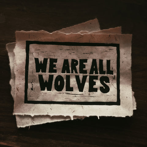 Wolves | Linocut Print